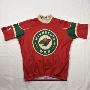Minnesota Wild VO MAX Cycling Jersey Mens XL Official NHL Hockey
